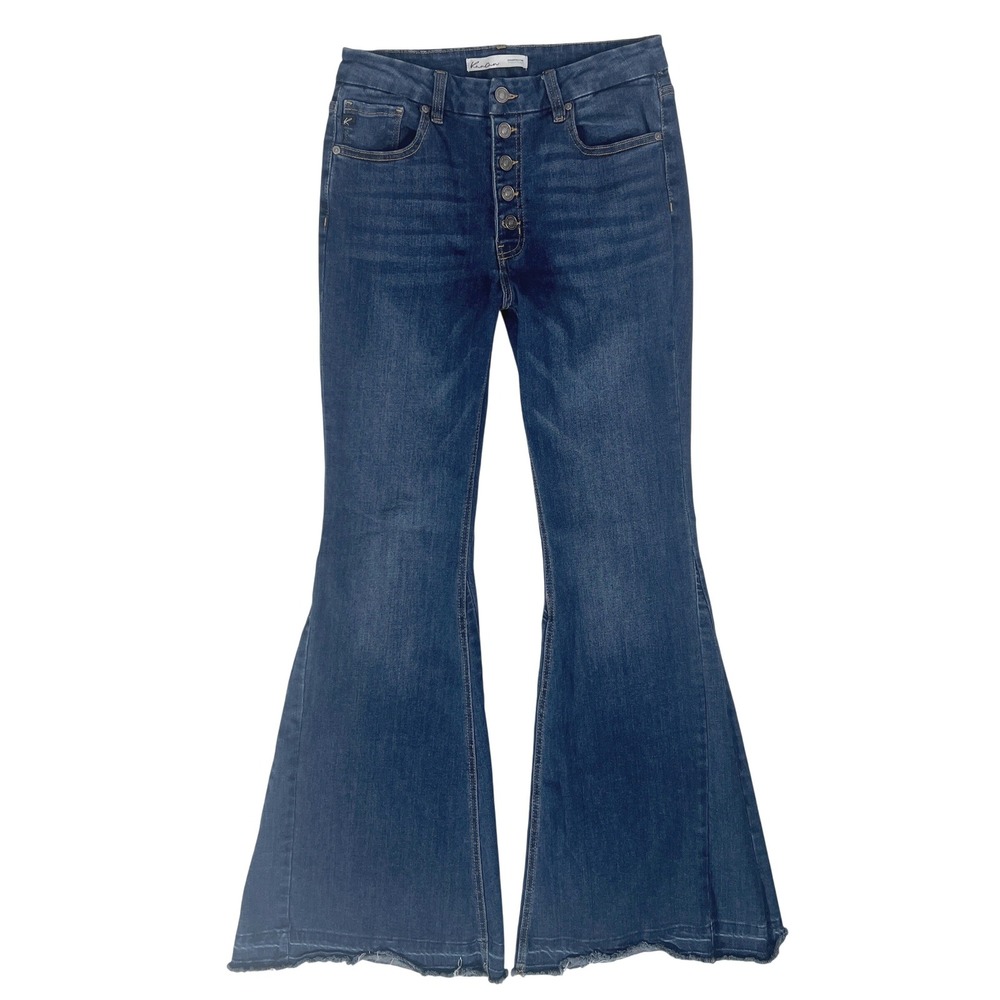 KANCAN Flare Jeans 28 6 High Rise Retro Cowgirl Country Concert Festival 70s 90s